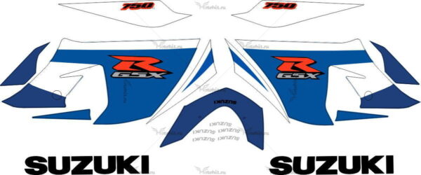Комплект наклеек SUZUKI GSX-R-750 2005