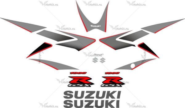 Комплект наклеек SUZUKI GSX-R-1000 2006-BLACK