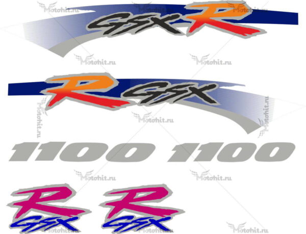 Комплект наклеек SUZUKI GSX-R-1100 1992