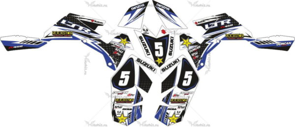 Комплект наклеек SUZUKI LTR-450 KIT-BLUE 2006-2018