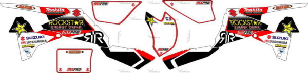 Комплект наклеек SUZUKI LTR-450 QUADRACER 2001 2006-2018