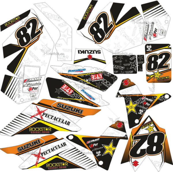 Комплект наклеек SUZUKI LTR-450 XPECTACULAR 2006-2018