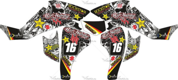 Комплект наклеек SUZUKI LTZ-400 METAL-MULISHA 2003-2008