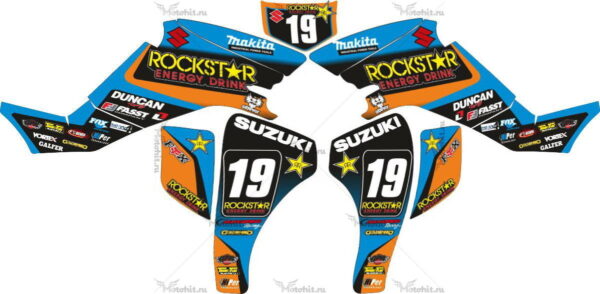 Комплект наклеек SUZUKI LTZ-400 ROCKSTAR 2003-2008