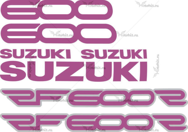 Комплект наклеек SUZUKI RF-600-R