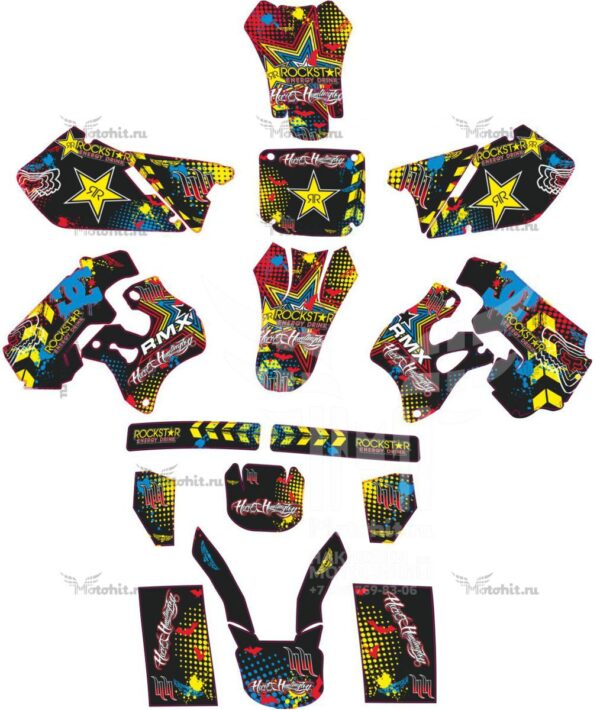 Комплект наклеек SUZUKI RMX-250 1989-1998 RAINBOW