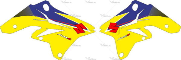 Комплект наклеек SUZUKI RMZ-250 2007-2009 SIDES