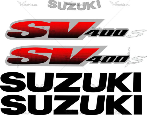 Комплект наклеек SUZUKI SV-400-S 1998
