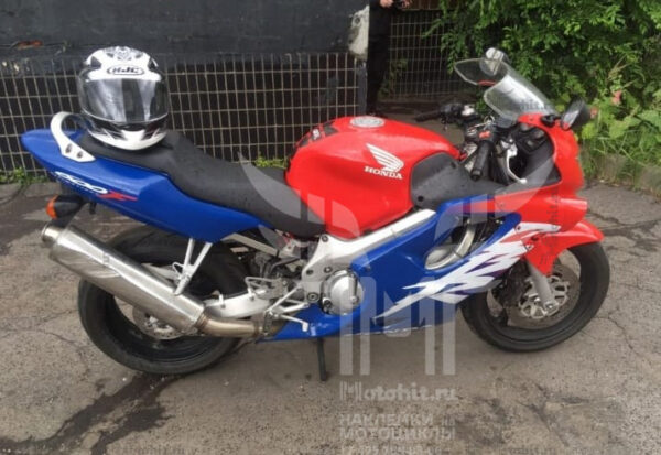 Комплект наклеек Honda CBR-600-F4 1999-2000 Red-Blue — изображение 4