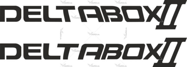 Наклейка Yamaha DELTABOX-II