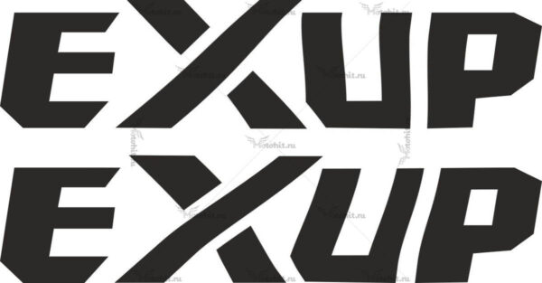 Наклейка Yamaha EXUP