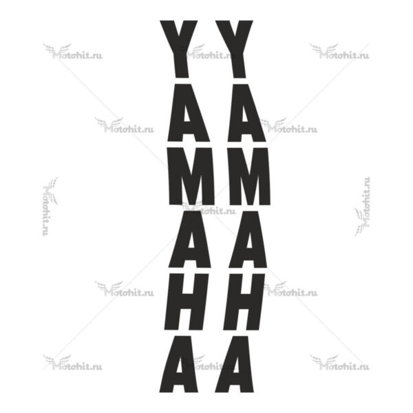 Наклейка Yamaha VERTICAL