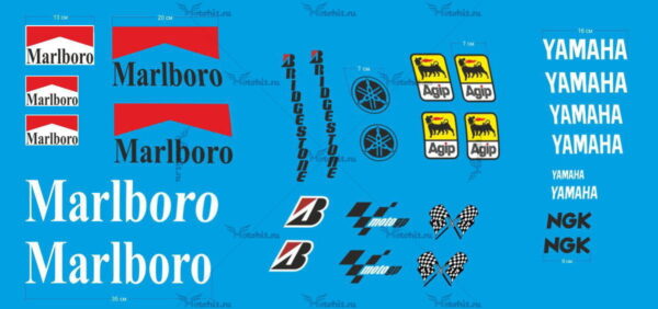 Комплект наклеек Yamaha MARLBORRO