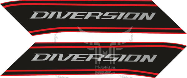 Комплект наклеек для YAMAHA FZ6R 2012 DIVERSION