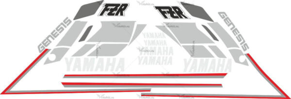 Комплект наклеек Yamaha FZR-600 1989-1999