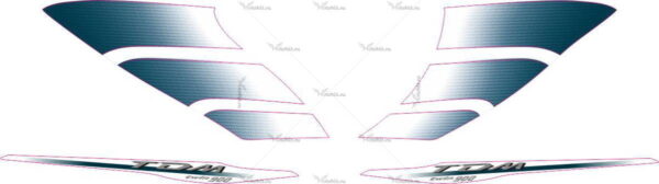 Комплект наклеек Yamaha TDM-900 2006-2008 BLUE