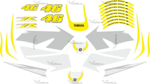 Комплект наклеек Yamaha TZR-50 2005-2006 ROSSI
