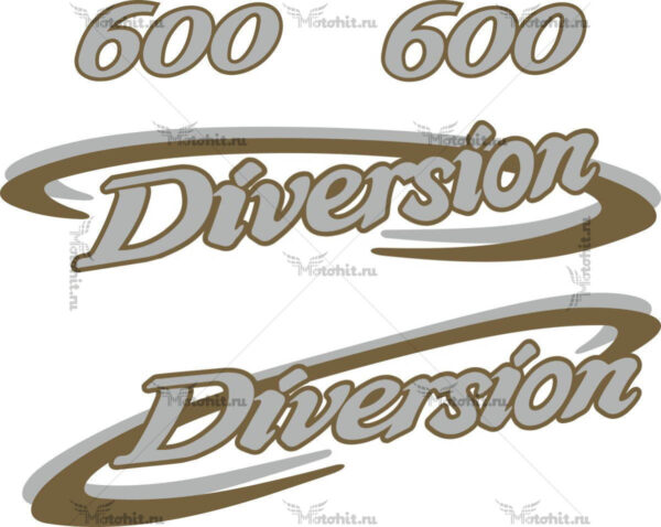 Комплект наклеек Yamaha XJ-600-S-1998-DIVERSION