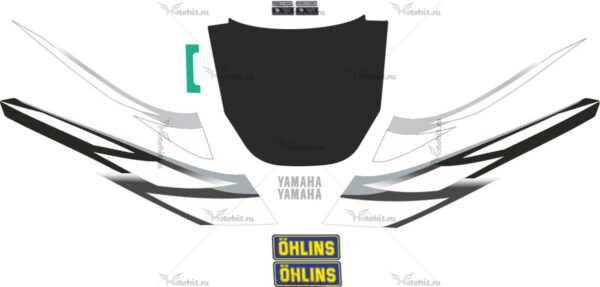 Комплект наклеек Yamaha XJR-1300 2003 - black