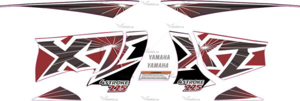 Комплект наклеек Yamaha XT-225 1999
