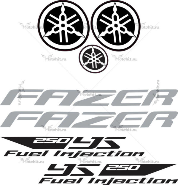 Комплект наклеек Yamaha YS-250 2012 FAZER