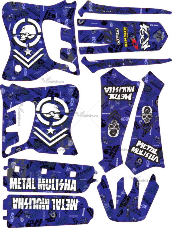 Комплект наклеек Yamaha YZ-125 YZ-250 1993 MM-AZ