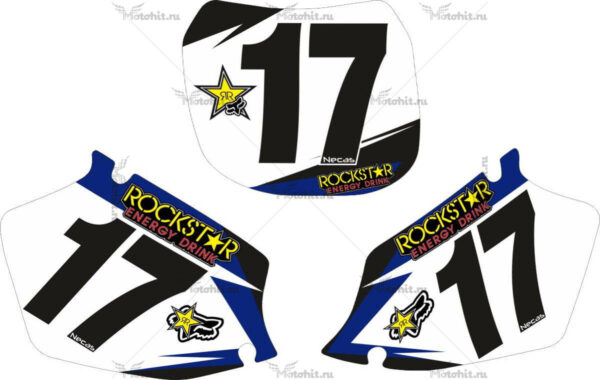 Комплект наклеек Yamaha YZ-125 YZ-250 2000-2001 MINI