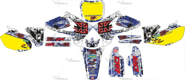 Комплект наклеек YAMAHA YZ-250F, YZ-450F 2003-2005 SPEEDFREAK