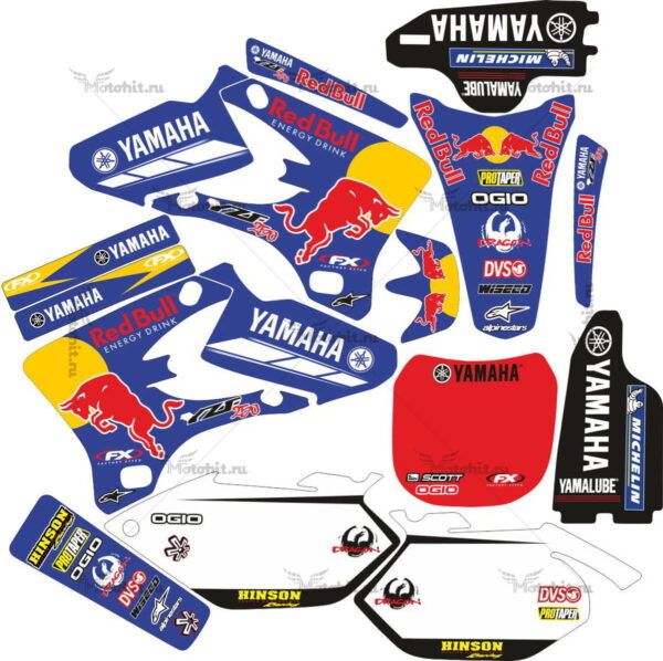 Комплект наклеек Yamaha YZF-250-450 2003-2005 KIT