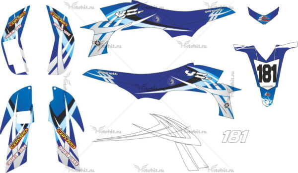 Комплект наклеек Yamaha YZF-450 GIANNETTI