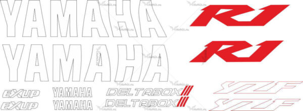 Комплект наклеек Yamaha YZF-R1 2002