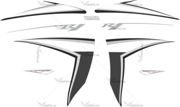 Комплект наклеек Yamaha YZF-R1 2007 SINIA