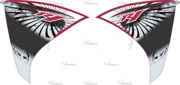 Комплект наклеек Yamaha YZF-R1 2012 SIDES