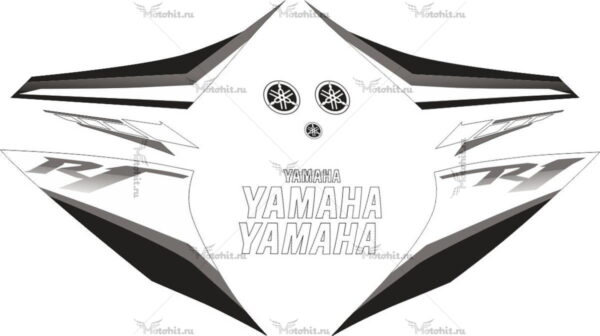 Комплект наклеек YAMAHA YZF-R1 2007-2008