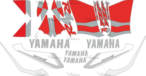 Комплект наклеек Yamaha YZF-R6 1999-2002
