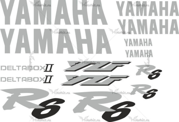 Комплект наклеек Yamaha YZF-R6 2002 TXT