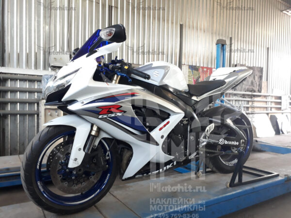 Комплект наклеек SUZUKI GSX-R-600 2008-2010 — изображение 3