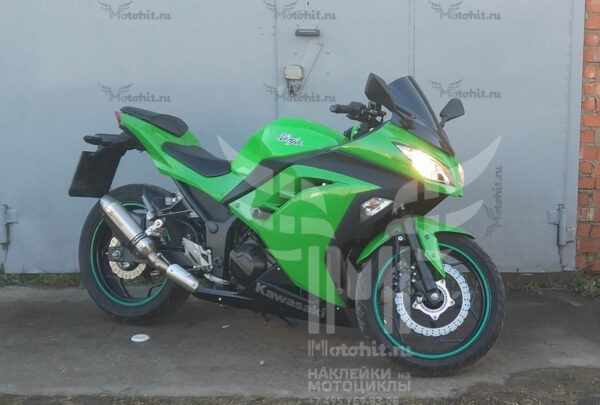 Наклейка надпись Kawasaki — изображение 3