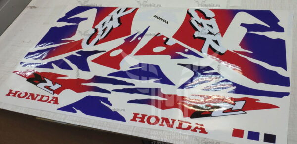 Комплект наклеек Honda CBR-900-RR 1994-1995 RED BLUE — изображение 2