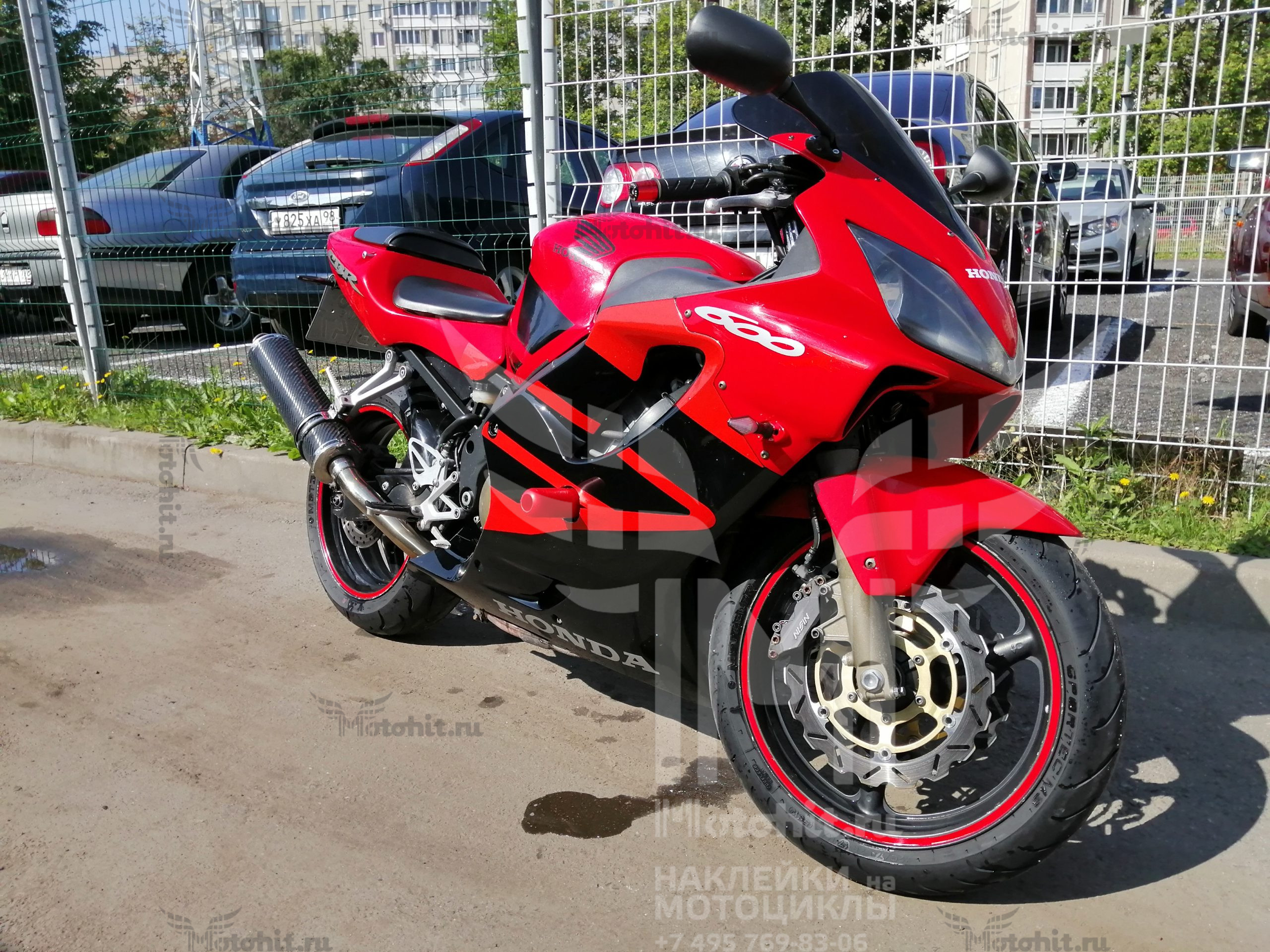 Комплект наклеек Honda CBR-600-F4i 2005-2007 — изображение 2