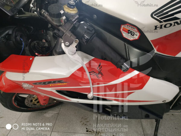 Комплект наклеек Honda CBR-1000-RR 2004-2005 MORE-RED-HRC — изображение 4