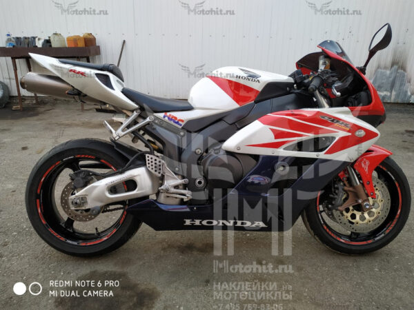 Комплект наклеек Honda CBR-1000-RR 2004-2005 MORE-RED-HRC — изображение 3