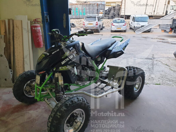 Комплект наклеек ARCTIC CAT DVX-400 MONSTER-ENERGY — изображение 2