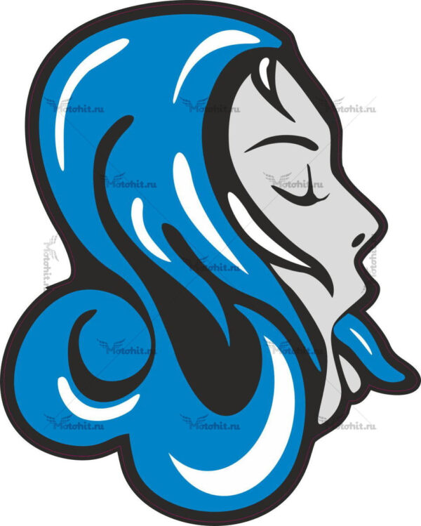 Наклейка BLUE WOMAN