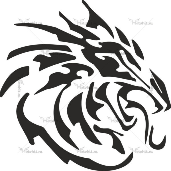 Наклейка DRAGON 2