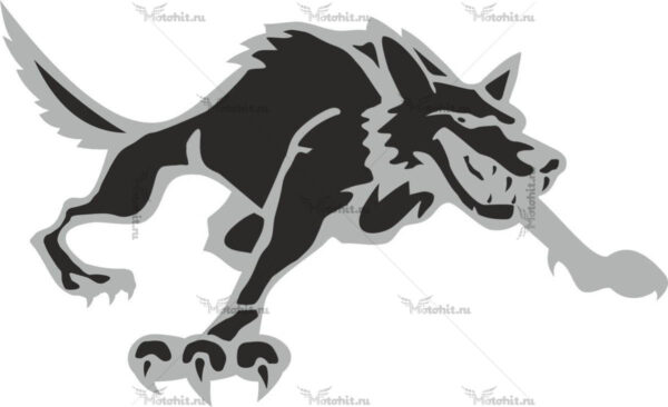 Наклейка WOLF