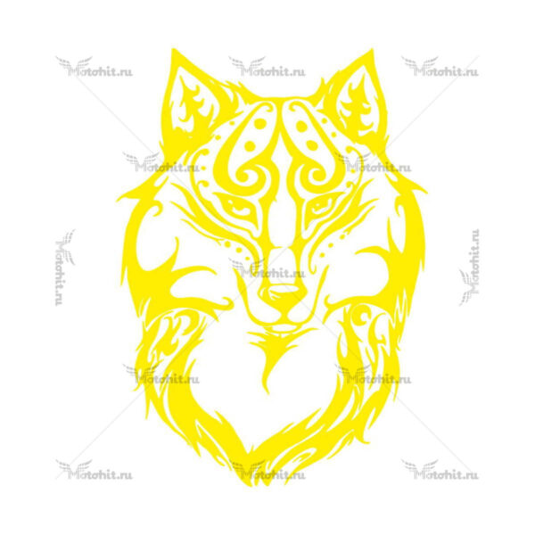 Наклейка WOLF FEMALE 10X7