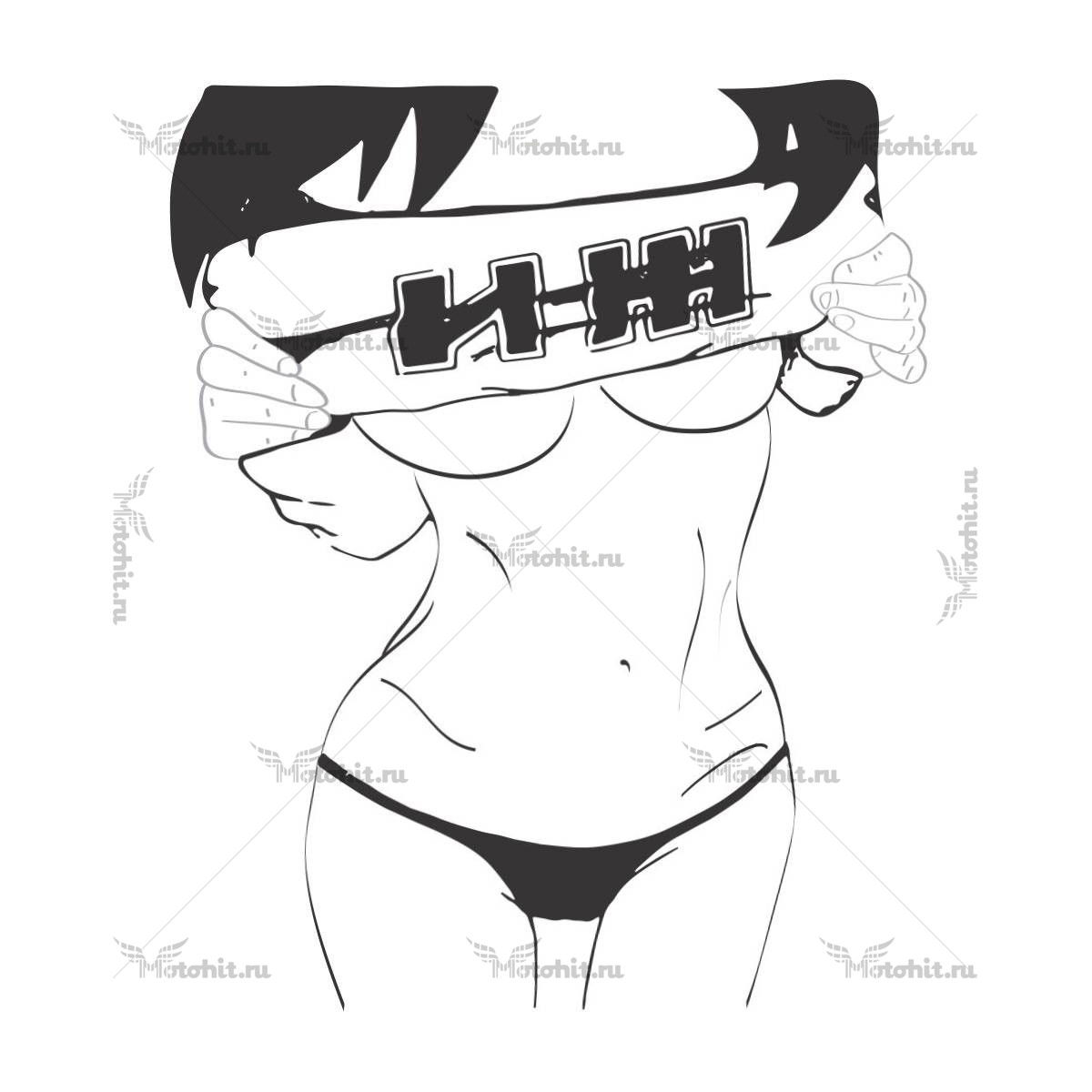 Наклейка IZH_GIRL