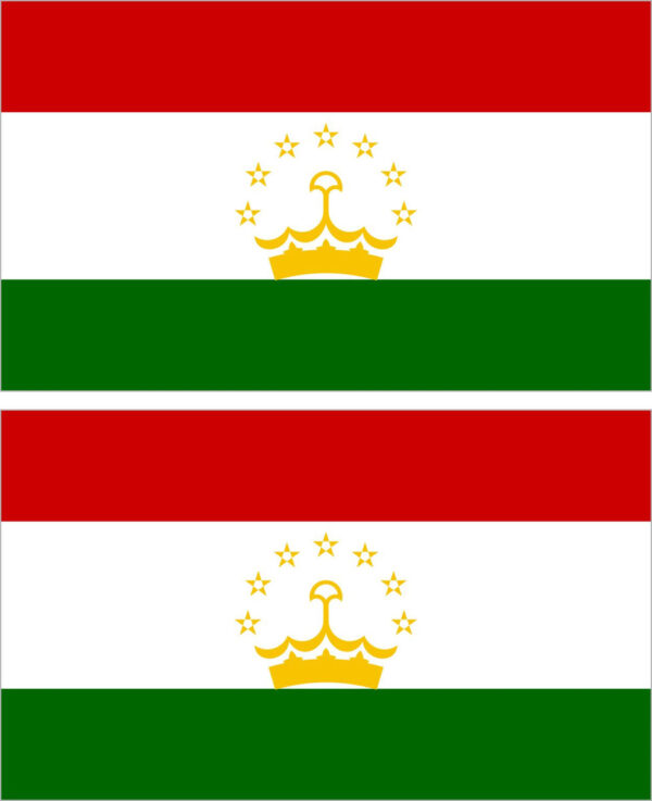 Наклейка флаг Таджикистан