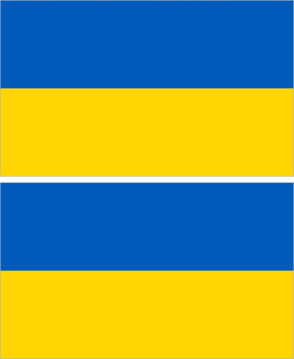 Наклейка флаг Украина